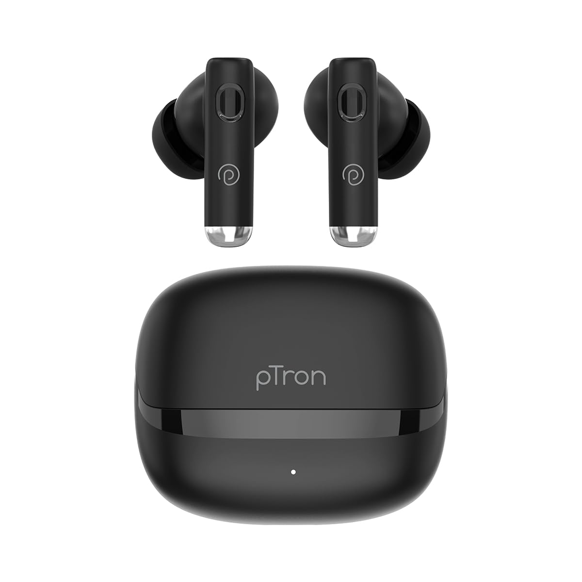 pTron Bassbuds Encore in-Ear TWS Ear Buds Black - Image 1
