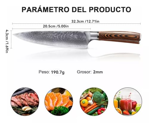 Cuchillos, Kitchen cuchillo chef Marca MONTERATILLO (2)