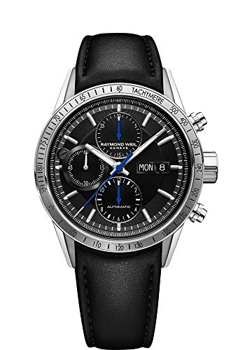 Raymond Weil Men's 7731-STC-20021 Freelancer Analog Display Swiss Automatic Black Watch4