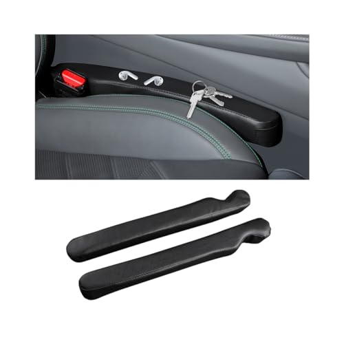 ANFTDCO 2PCS Car Seat Gap Filler, Microfibre Leather Vehicle Gap