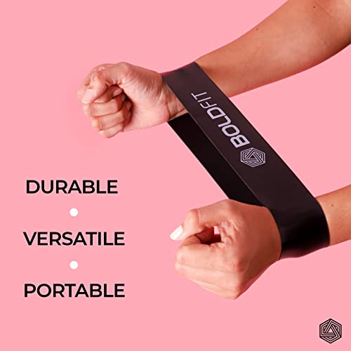 Boldfit Resistance Bands Mini Loop Set Hip Band Toning Exercise Band for Gym Booty Belt Latex Band Thera Band Theraband for Fitness (Image - 6)