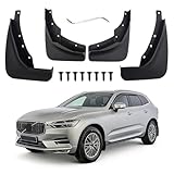 4-teiliger Satz Schmutzfänger Kompatibel mit Volvo XC60 2018-2024, Vorne Hinten Fender Schmutzschutz Spritzschutz Dustproof Kotflügelschoner Kein Bohren