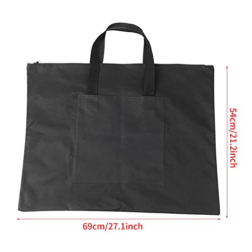 GOTOTOP Drawing Board Protective Carry Bag Art Carrying Bag Art Storage File Bag Document Bag with Adjustable Strap, 54 x 69cm