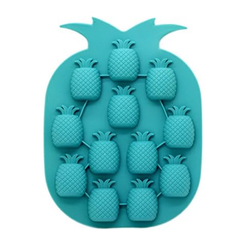Luwu-Store Silicone Pineapple Ice Cube Tray Tools Chocolate Ice Mould color random Diy Lovely Freeze Bar Cover