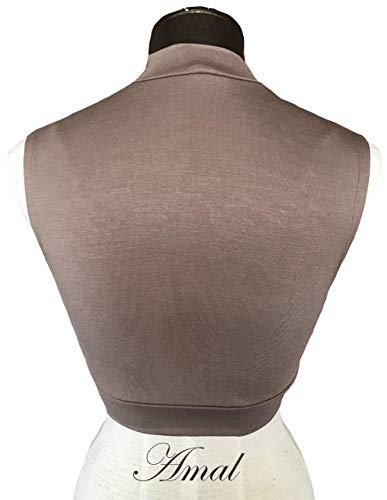 AMAL❤️Fake Collar Hijab Extensions Muslim Neck Cover Under Top USA4