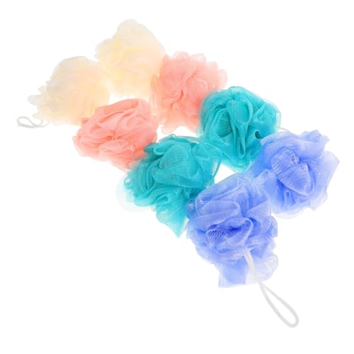 WEKADRIN 8 Piezas De Esponja De Baño Esponja De Baño Red De Espuma Exfoliante Corporal Toallas De Masaje