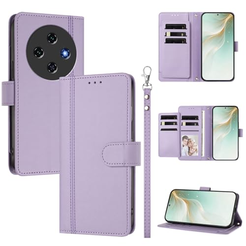 �X�}�z�P�[�X �Ή��@�� for Oukitel C5 2025 �X�}�z�P�[�X�y�E�H���b�g�f�U�C�� �f���A���J�[�h�X���b�g �L���b�V�� �t���b�v���X�^���h �����h�~�zPurple