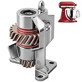 Upgrade Metal Gear WP240309-2 240309-2 Worm Drive Gear & Bracket Kit Compatible with KitchenAid EA734273 PS734273 AH734273 4162100 4162101 4169907 4169941 4170007 4176130 949544