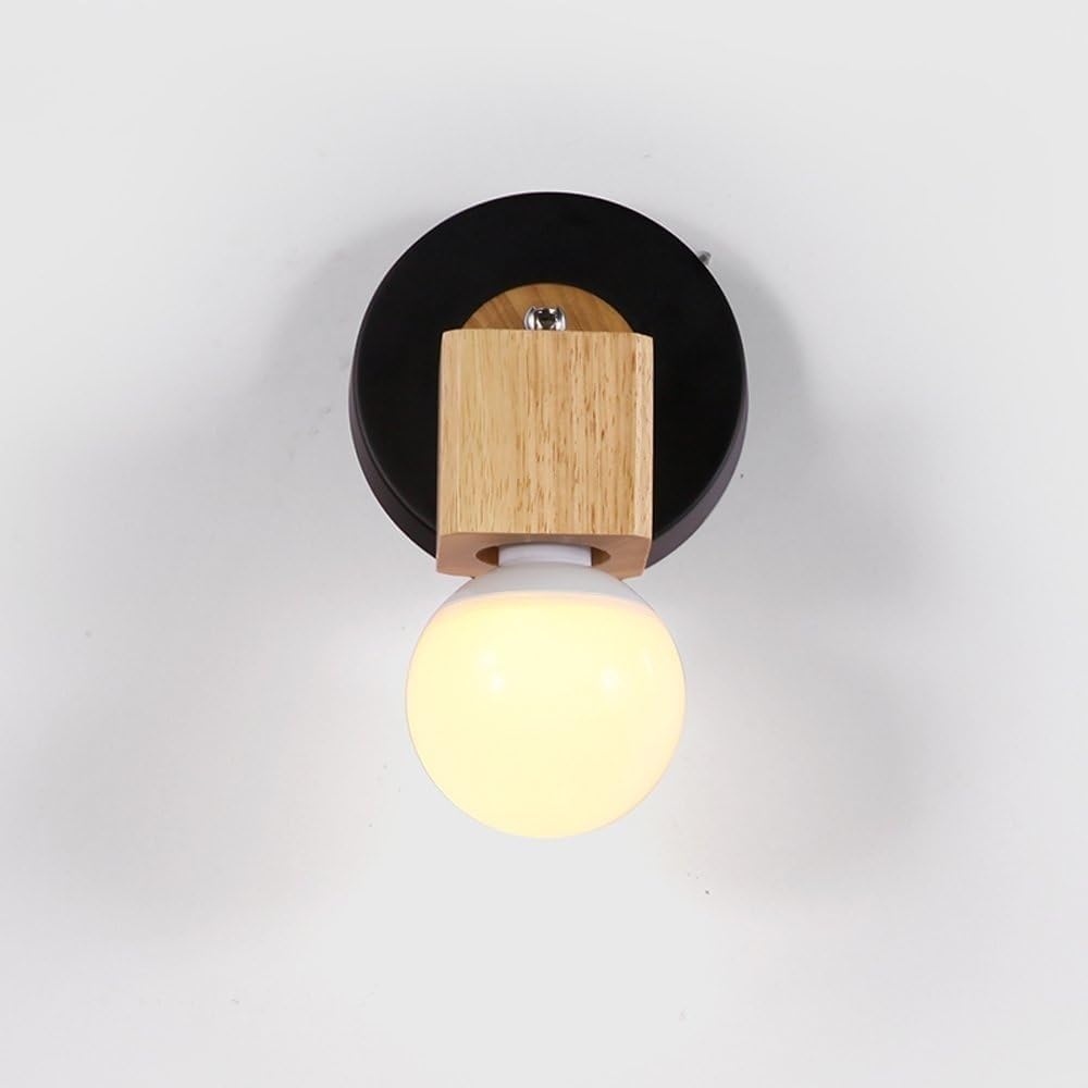 Lámpara de noche de madera para crear un ambiente japonés relajante en el dormitorio