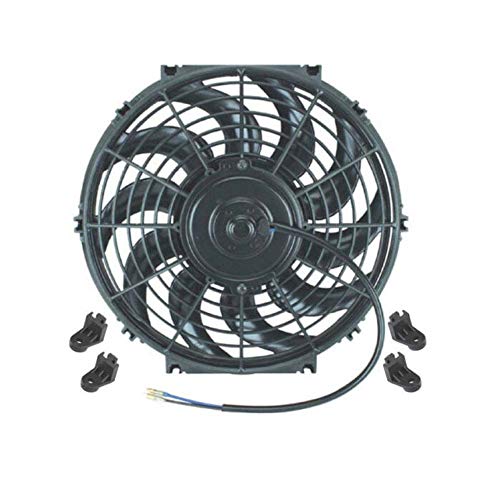 Amazon | Besline 汎用電動ファン12インチ（30cm）12V80W薄型 静音