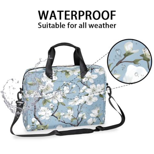 Maletín para laptop con diseño floral sakura 13-16 pulgadas miniatura 3