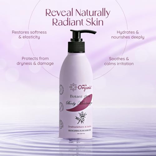 Image of Botani Glow Herbal Moisturizer - With Seabuckthorn, Amla, Tulsi, Green Tea, Aloe Vera, Jojoba & Almond Oil | Deep Hydration, Skin Regeneration, Glow & Nourishment | For All Skin Types | 250 ML