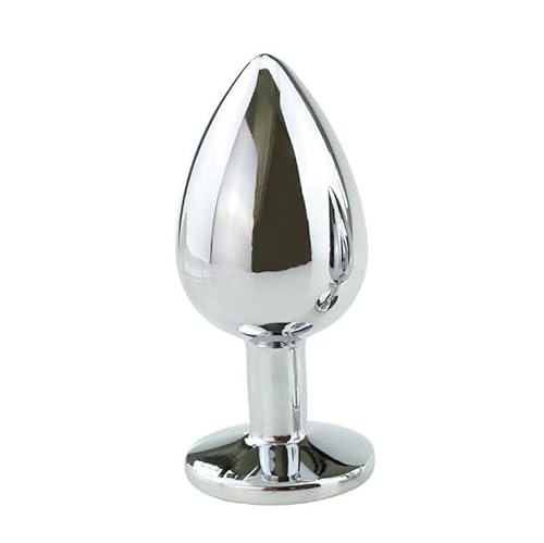 Plug Anale Metal, Pequeno médio grande Aço Inoxidável, Produtos adultos (1piece_L)
