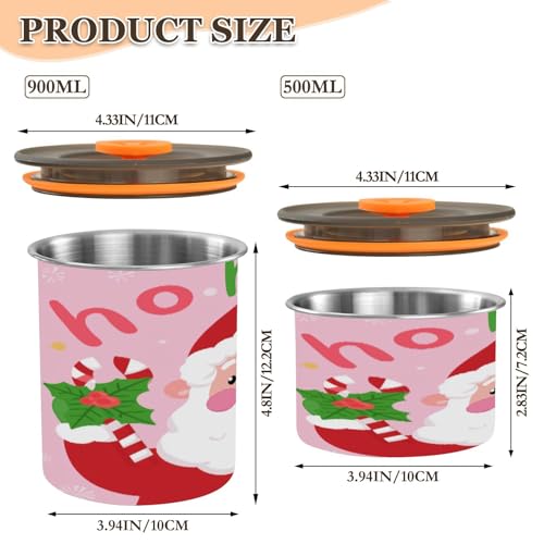 Envase de café ATTX 900 ml acero inoxidable con tapa hermética miniatura 2