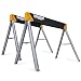 Produktbild ToughBuilt  klappbarer Sägebock/Baustellentisch  robust, langlebig, leicht, strapazierfähig, 100% Edelstahl, 499 kg Tragfähigkeit, praktischer Tragegriff  (TB-C300-2-DE) 2 Stück