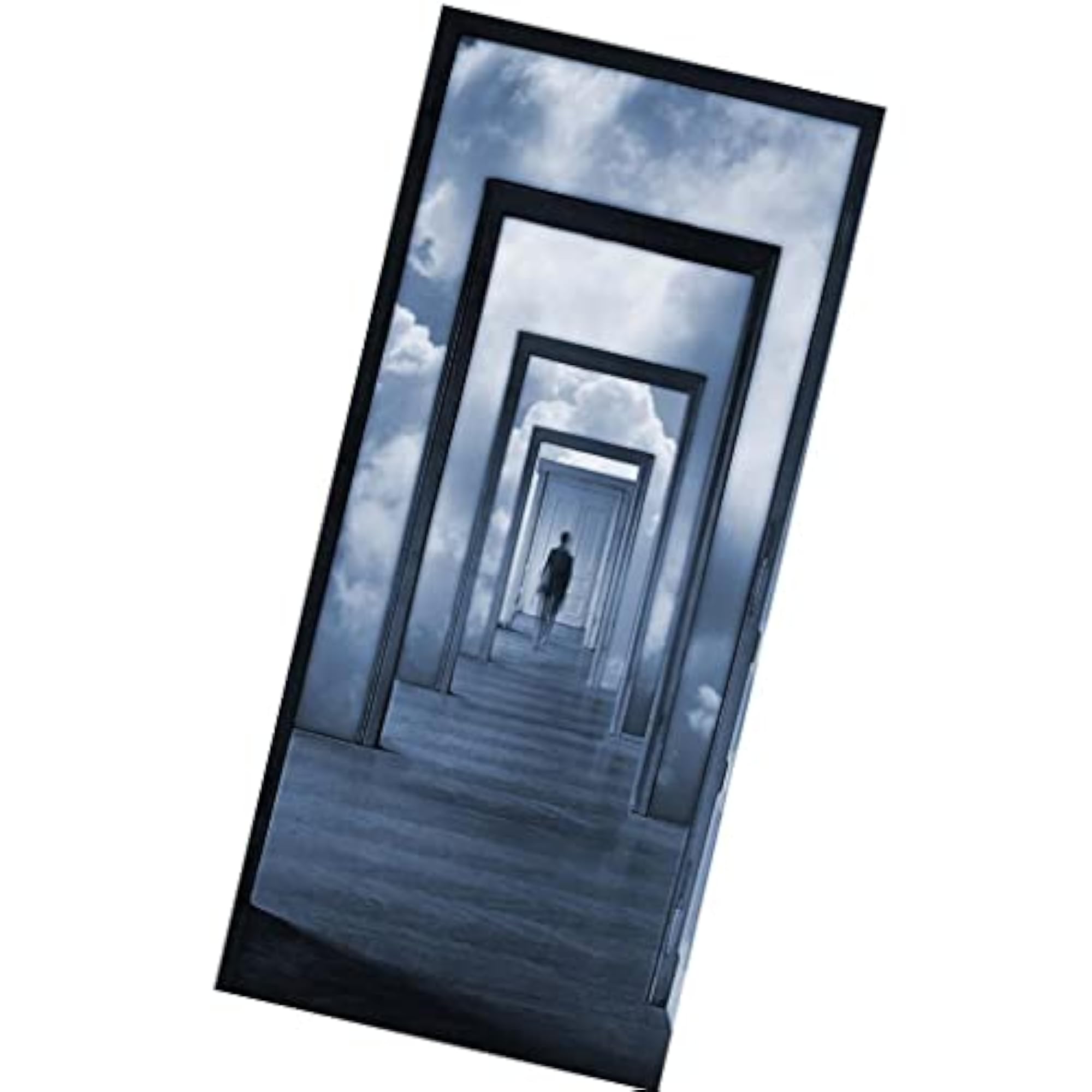 3D Door Sticker Removable Wall Sticker Wallpaper