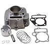 GOOFIT 52.4mm Culasses Ensemble de chemise de cylindre Kit de reconstruction Joints de segment de Piston Remplacement pour 4 temps LIFAN 110CC 125cc Moteur de moto ATV Go Kart Pocket Dirt Pit Bike