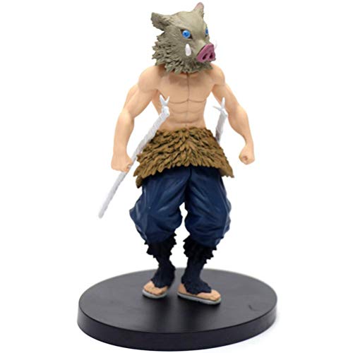 Gazaar Kimetsu No Yaiba Mouth Flat Inosuke 16 cm Figura de Ação Desenho Estátua Brinquedos Japonês A