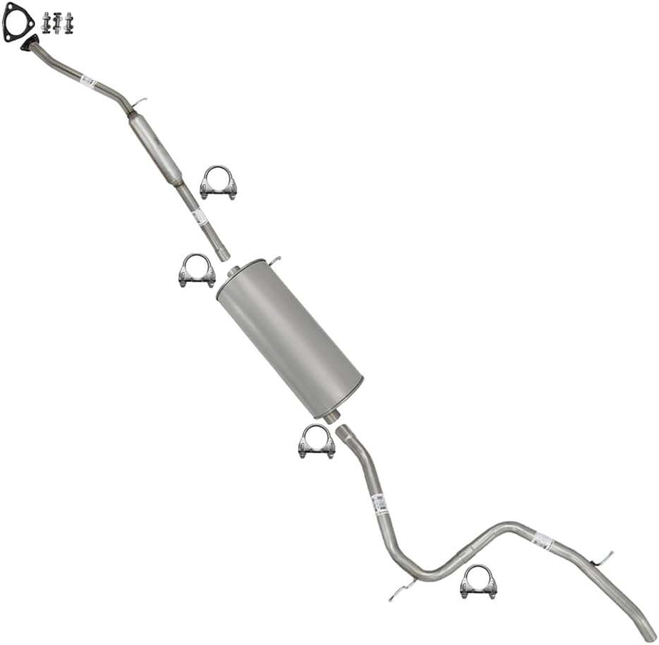 Exhaust Pipe Muffler Tail Pipe Kit Compatible with Honda Odyssey 2011-2017 3.5L | EPA-Approved | Stainless Steel | Northeastern Exhaust | Includes Clamps, Gasket, Bolt Kit, Direct-Fit Replacement