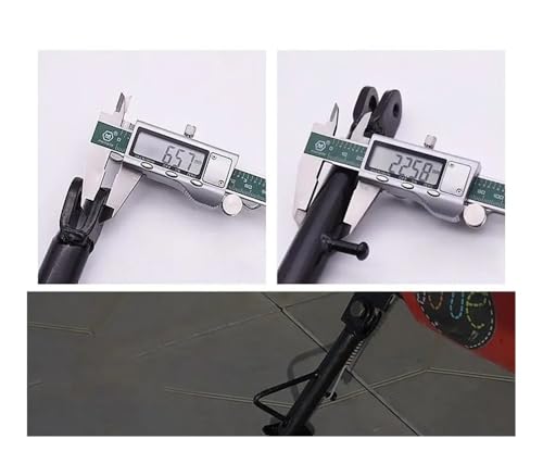 Béquille latérale de moto avec ressort renforcé anti-basculement - 3