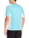 Teal Cove Men's Side Panel Short Sleeve Swim Tee with 20+ Upf Protection