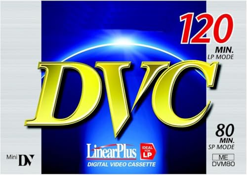 Generico VIDEOCASSETTA VIDEO CASSETTA MINI DV 80 MINUTI SP MODE 120 MINUTI LP MODE