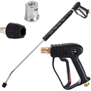 Hochdruckpistole mit Lanze und düse kompatible mit Kärcher Kränzle Hochdruckreiniger, aus Legierter Stahl