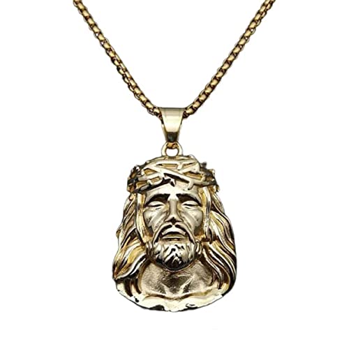 Collier tête de Jésus pour homme, le cadeau religieux idéal pour une communion