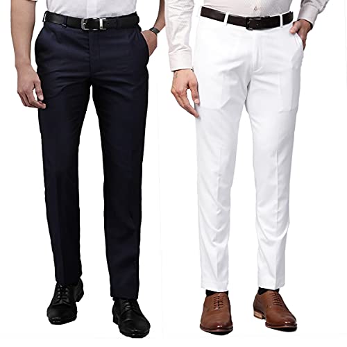 Image of Men's Regular Fit Formal Trousers Combo