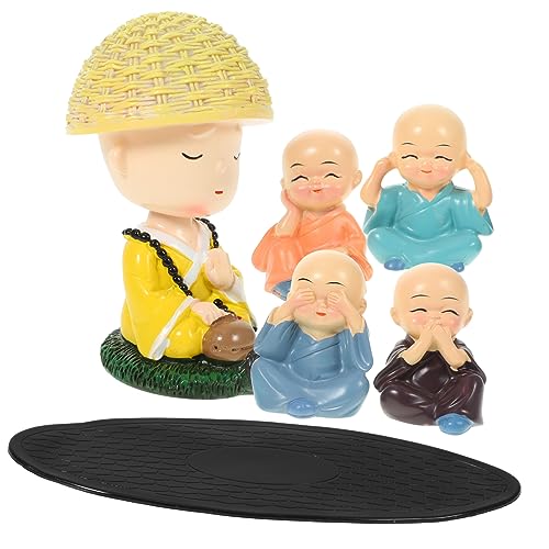 Statue de Bouddha miniature en résine haute durabilité