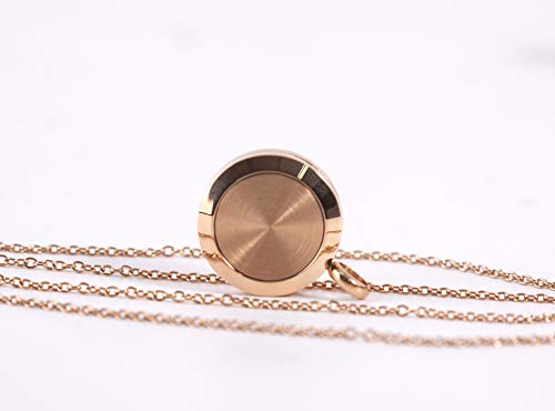 Collar difusor aromático Seven Chakras en oro rosa miniatura 3