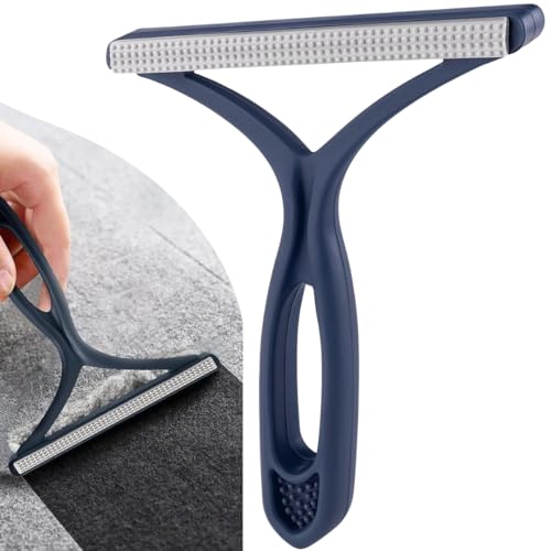 2025 - Brosse Anti Poils d'animaux - Ramasse et Retire Les Peluches et Bouloche - Raclette Tapis, vêtement, canapé, Voiture, Manteau, Rideau - Lint Remover Portable pour Les Poils de Chien et Chat