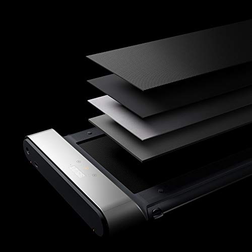 Image of Treadmill Foldable Walking Machine Free of Installation of Fitness Equipment 180 Degrees Folded in Half Upright Storage Smart Shape Multi-Scene Sports