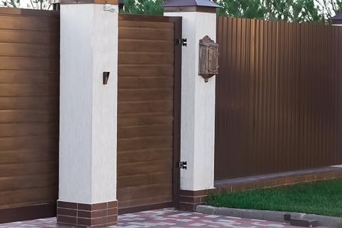 Bordersmover Self Closing Gate Hinges, Heavy Duty For Vinyl/Wood/Metal Fence thumb #5