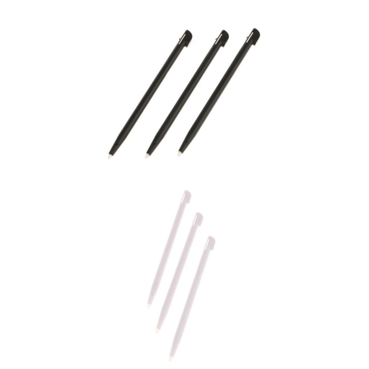 Merishopp 6pcs Slot in Touch Screen Pen Stylus Resistive for 2DS Black+White|Video Games & Consoles | Video Game Accessories | Styluses-image-31