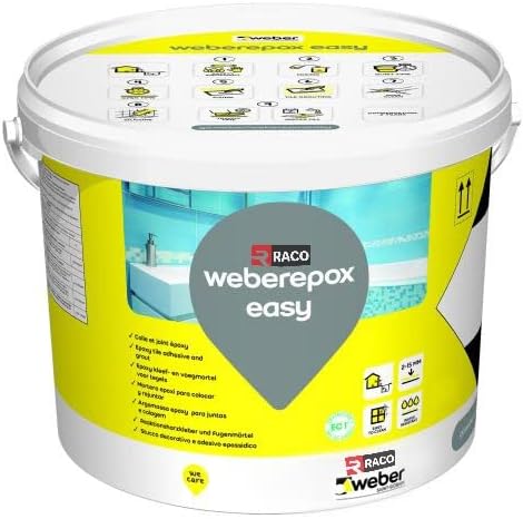 Grout Tile Glue for joints - Easy to use Epoxy Grout for Joint - 4 KG Gallon (121-Beige)