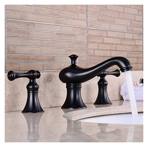 Robinet de lavabo noir rétro pour une salle de bains vintage - 3
