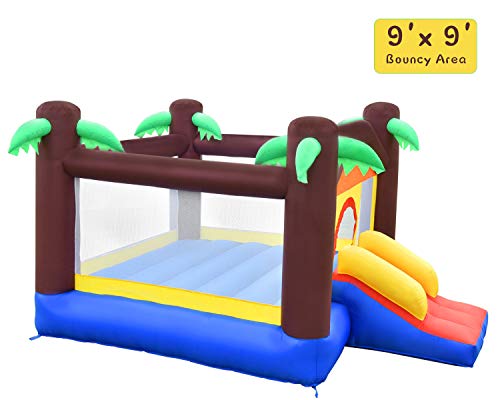 OTTARO Inflatable Bounce House - 9' Foot x 9' Foot Bouncy Area, Jump&Slide