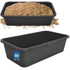 KOTARBAU Rechteckig Mörtelkübel 45L Mörtelwanne