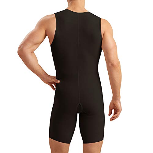 MARENA MB2 Zipperless Men’s Sleeveless Bodysuit - Post Surgery Compression Garment2