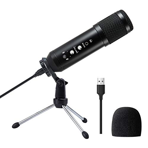 PC Mikrofon, BETLING USB-Kondensatormikrofon für PC/Laptop Plug & Play für Studioaufnahmen, Rundfunk und Spiele