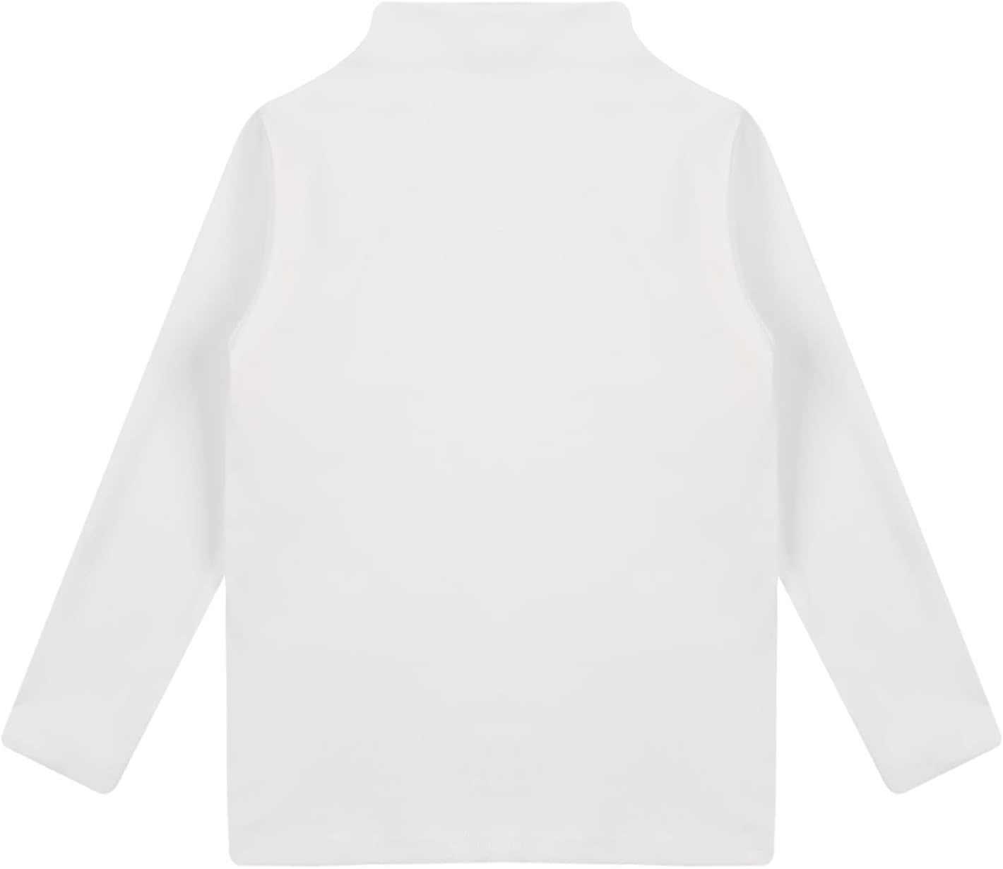 Hansber Kids Thermal Underwear Tops Baby Girls Mock Neck Long Sleeve T-Shirts Blouse