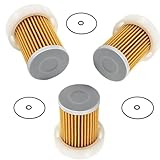 Kurihina Compatible with 3pcs Fuel Filter With O-Ring For 31A6200317 Mahindra 2216 2415 2516 3016