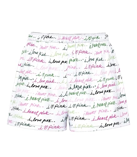 Victoria's Secret PINK Women's Boxy Pajama Shorts, Pink Script, S - image 4