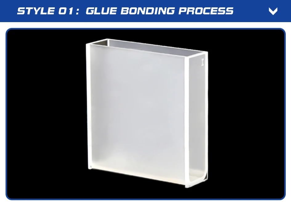 Cubeta de cuarzo IR de 14 ml con recorrido de 40 mm for espectrofotometría UV-Vis(Glue bonding process)