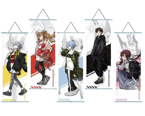EVA 新世紀エヴァンゲリオン タペストリー 掛ける絵 碇シンジ アスカ 綾波レイ 渚カヲル 真希波 人気キャラ ミニタペストリー 掛け軸 ポスター 部屋飾り 応援グッズ 人気アニメ 贈り物 プレゼント25*70cm (渚カヲル,25*70cm) [並行輸入品]（Amazon）