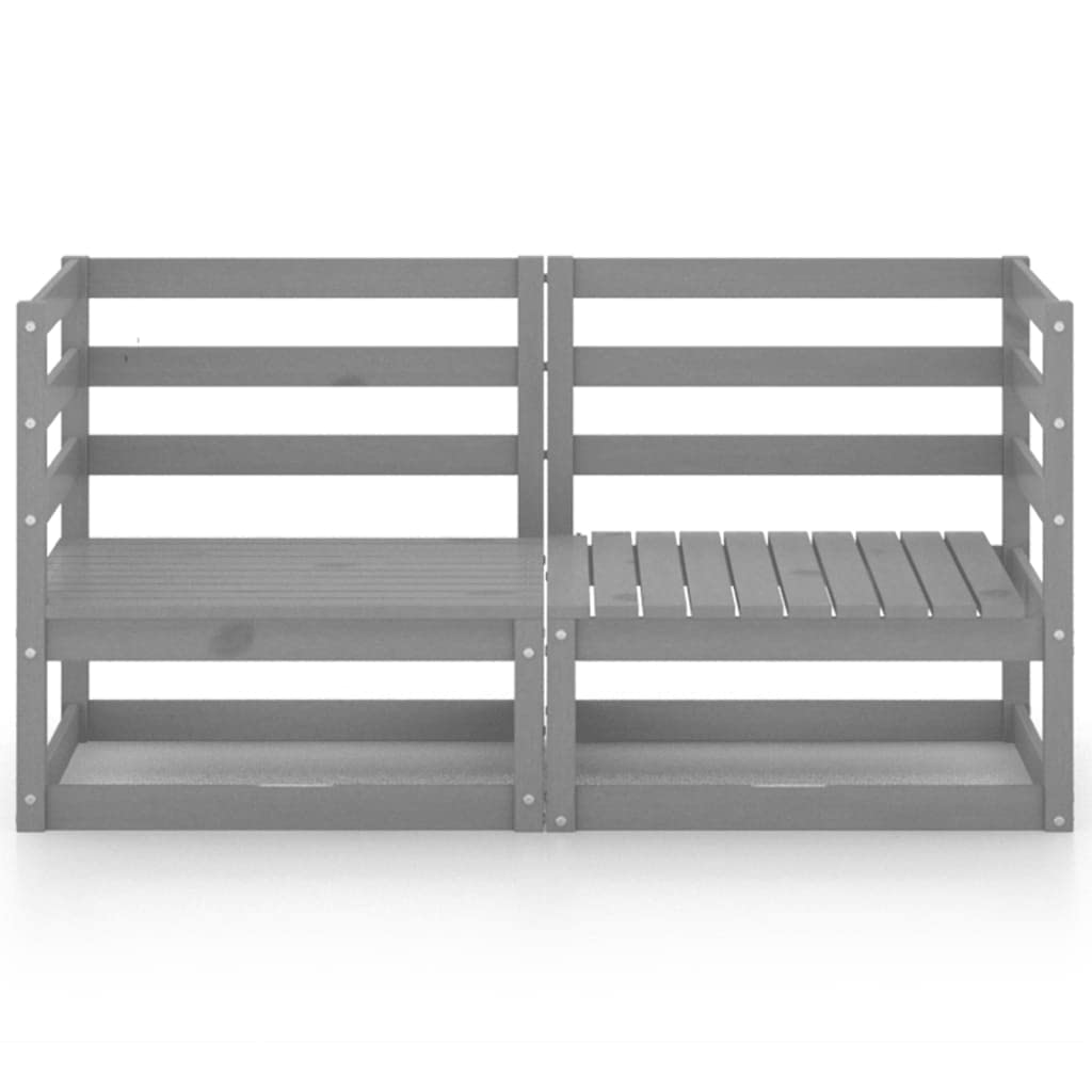 Współczesny design, meble do salonu, ławka ogrodowa, sofa ogrodowa, 2-osobowa sofa ogrodowa z litego drewna sosnowego, odpowiednia do basenu ogrodowego