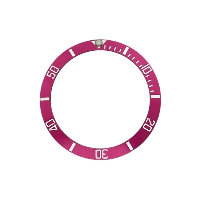 1 szt. 38 mm zakrzywiony aluminiowy pierścień do wkładki pierścieniowej pasuje SRPD GMT SUB SKX007 SKX009 koperta zegarka NH35 NH36 mechanizm męski części