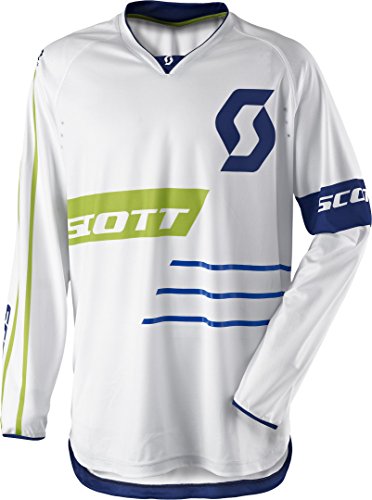 Scott 350 Track Maillot motocross 2017 (Black/White,L)