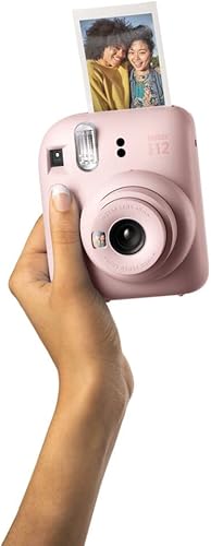 Miniatura 3 de FUJIFILM INSTAX Mini 12 - Cámara de película instantánea + película instantánea Fujifilm Instax Mini Twin Pack (16437396) + funda, paquete (rosa